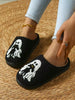 New Halloween Women Cozy Slippers, Cute & Fun Indoor Home Bedroom Simple Elegant Comfortable Warm & Quiet Slippers For Autumn Winter